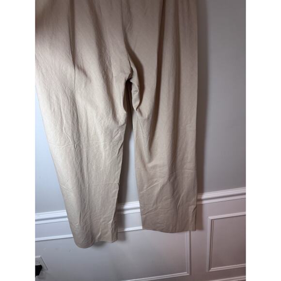 Vince High Waist Cotton Bias Pull On Pant XL In Wok Light Khaki NWT $365 - Picture 3 of 12